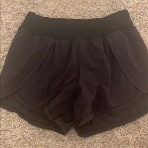 Black lululemon shorts